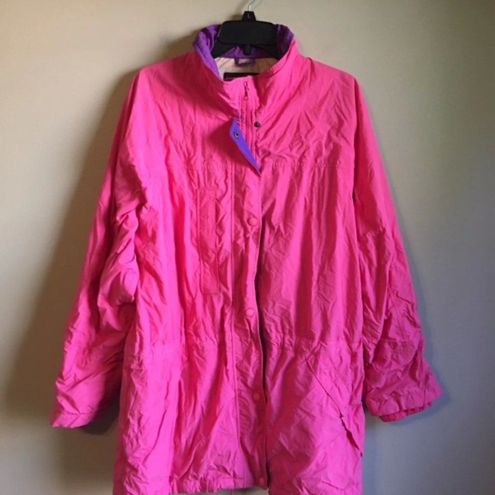 Eddie Bauer large pink vintage jacket‎